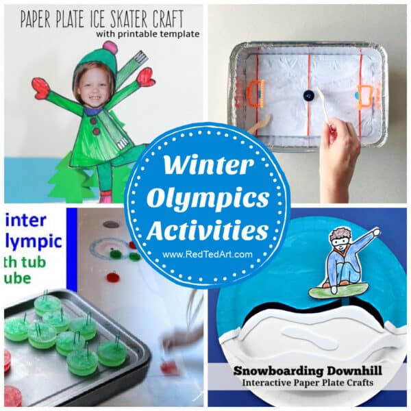 Winter Olympics Activities and Crafts with free printables and game ideas