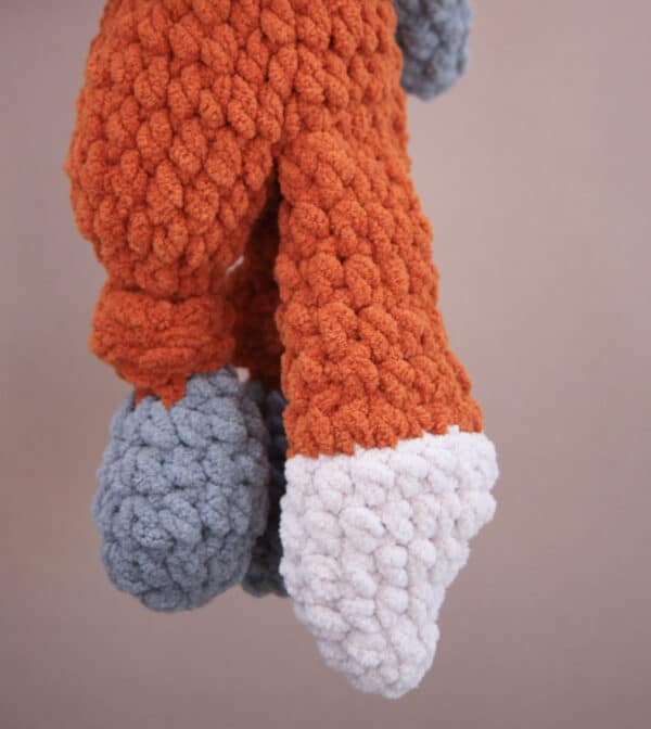 crochet fox tail