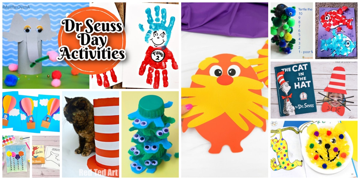 dr seuss day crafts and activities for preschool and toddlers