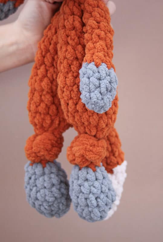 crochet fox body