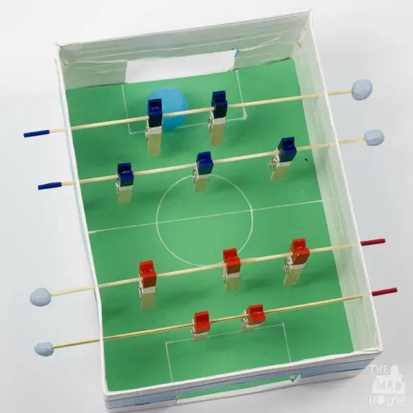 shoebox football game DIY