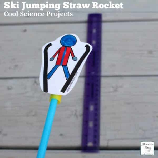 ski jumping straw rocket