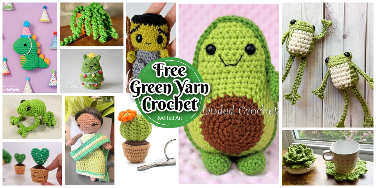 green yarn crochet ideas for all