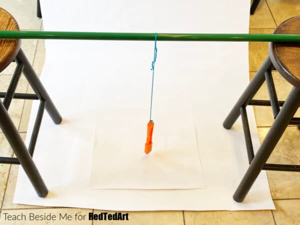 pendulum art set up