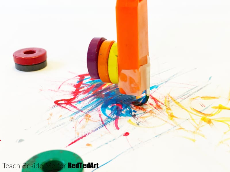 magnet painting fun