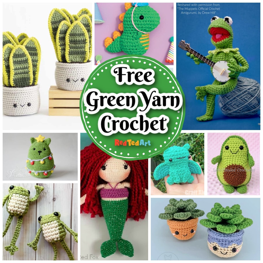 things to crochet with green yarn
