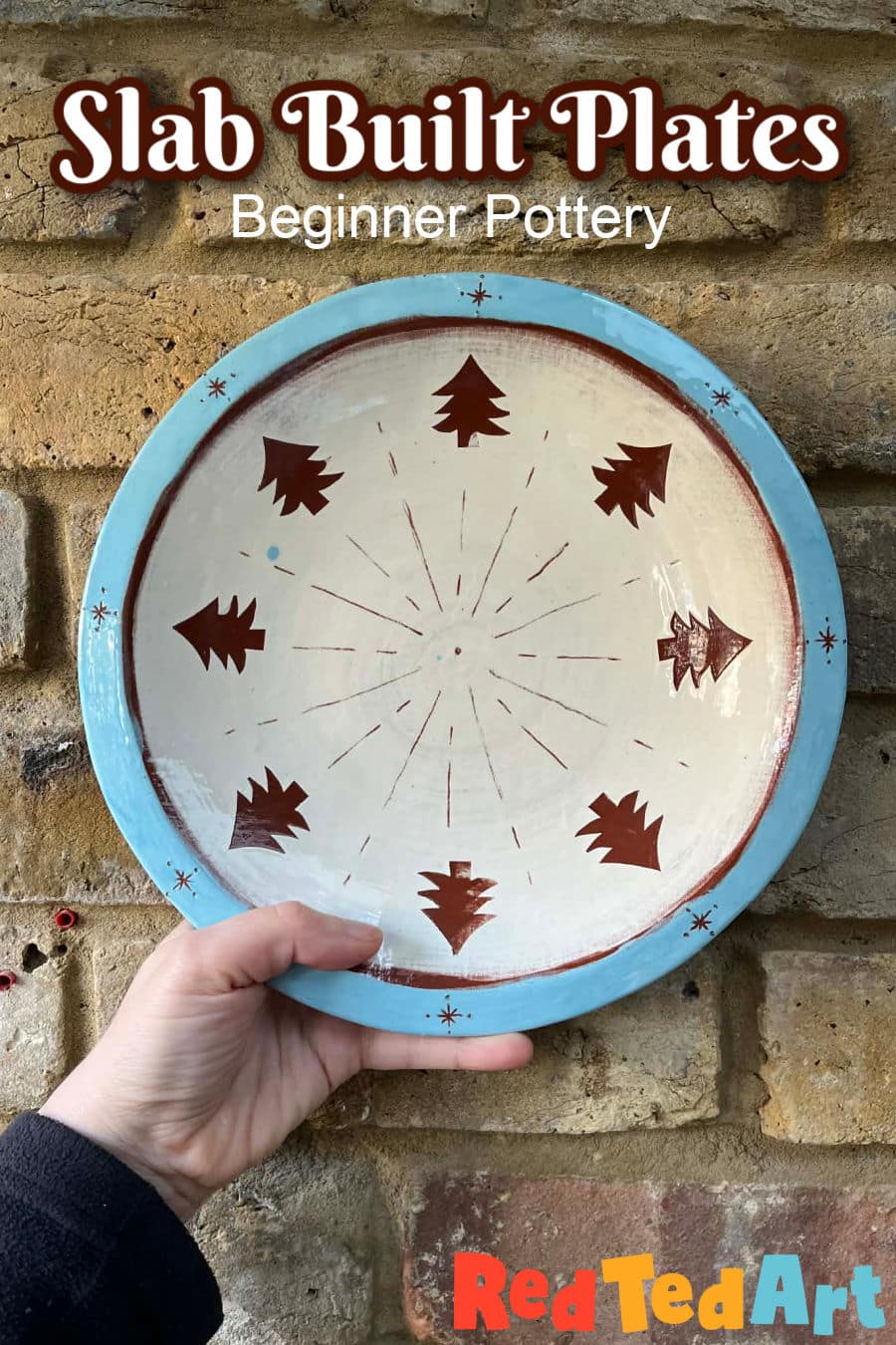 slab pottery plates