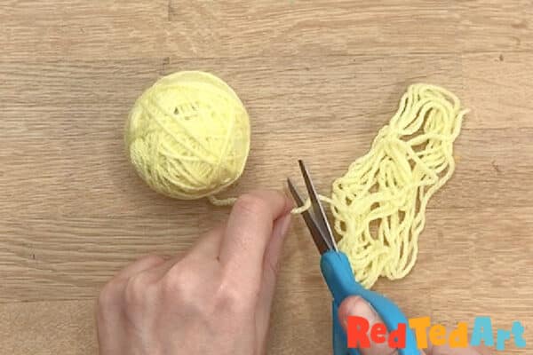cut the yarn
