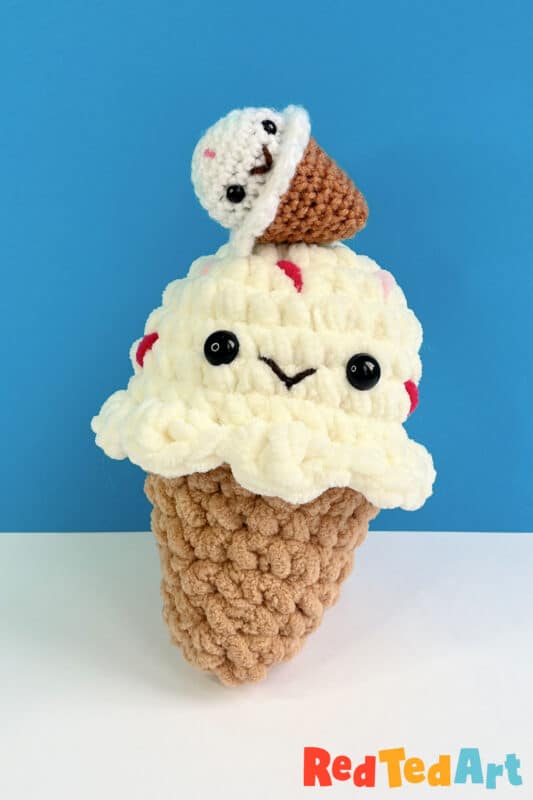 Free ice cream crochet pattern