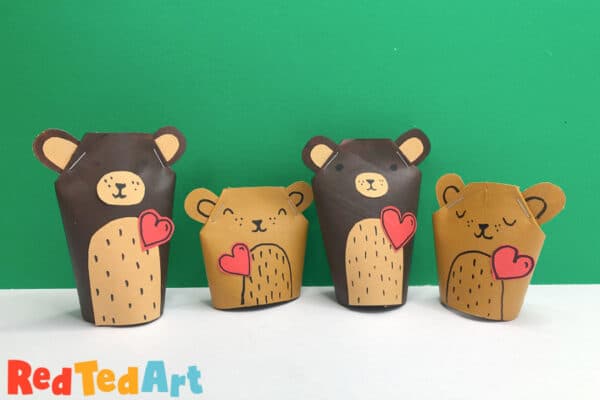 bear gift boxes diy