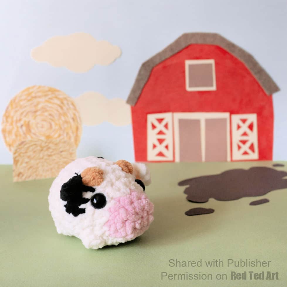 free cow crochet pattern - how crochet tiny things