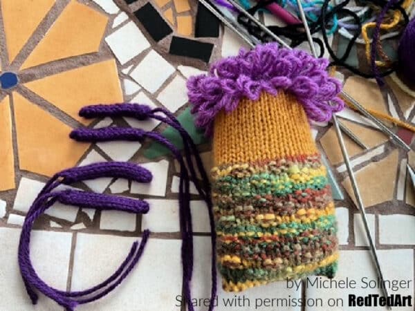 sew on the arms