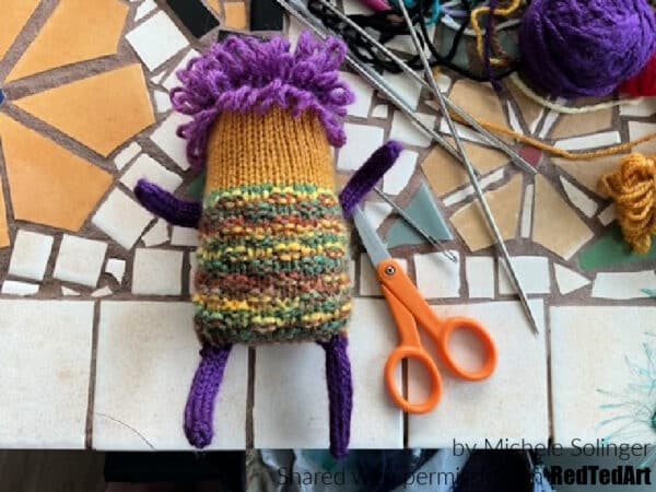 sew your monster's arms and legs