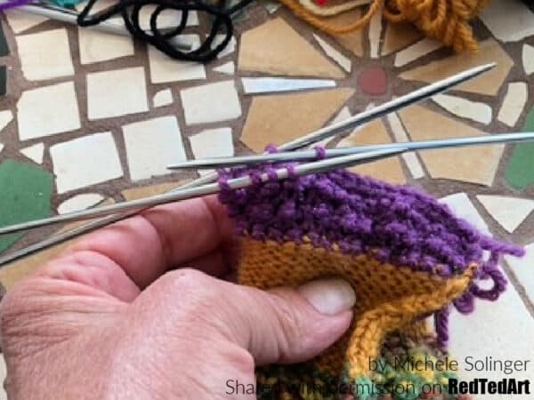 finished the 3 needle cast off