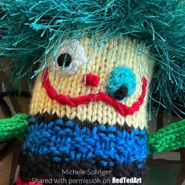 face of your monster knitting hugables