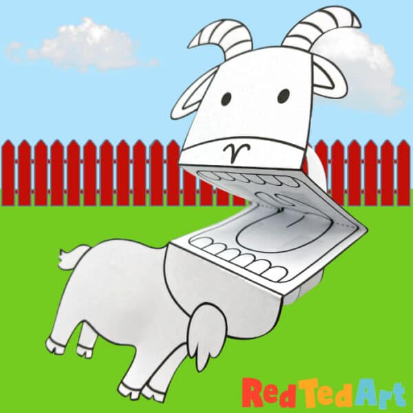fun goat puppet