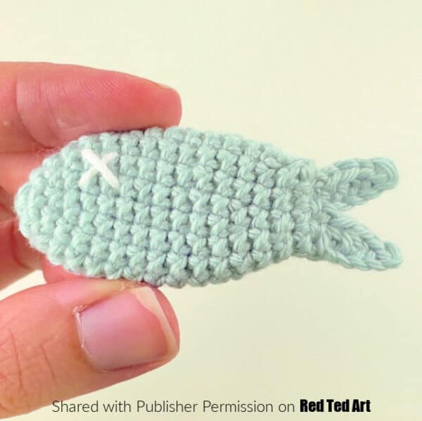 small crochet fish