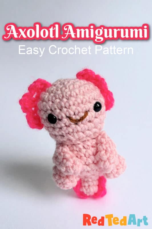 Free Axolotl Crochet Pattern for beginners