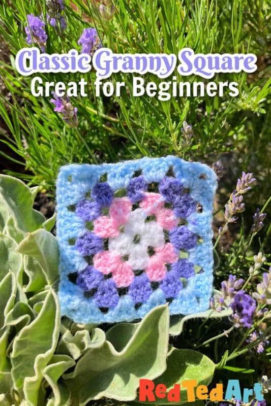 how to crochet a granny square for beginners