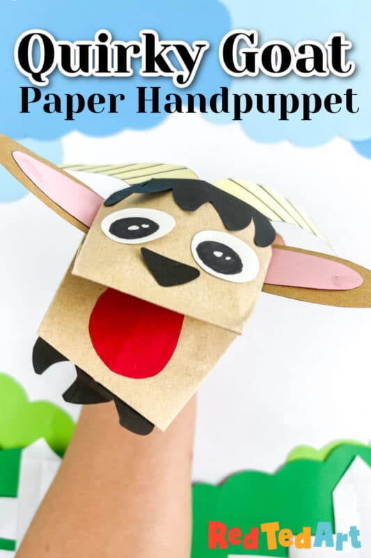 how to make a goat handpuppet