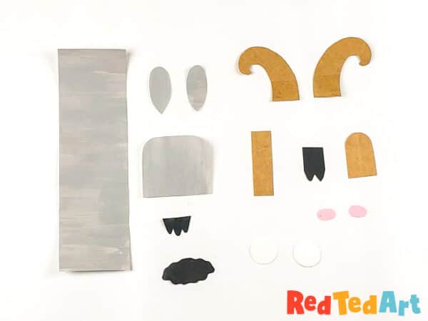 Cut your goat shapes using the template (if you wish)