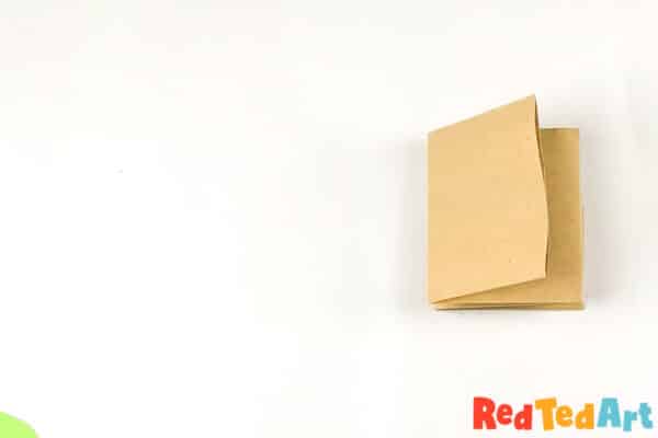 fold in half and then half again