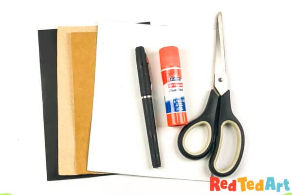 basic supplies needed to make an origami goat