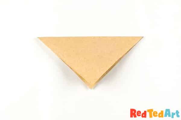 fold into a triangle