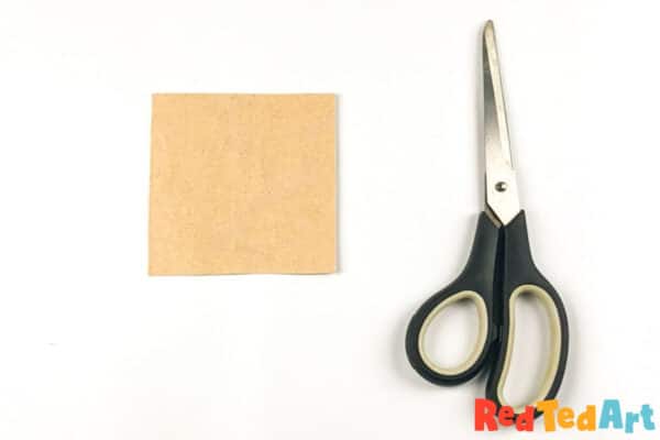 get a square piece of paper