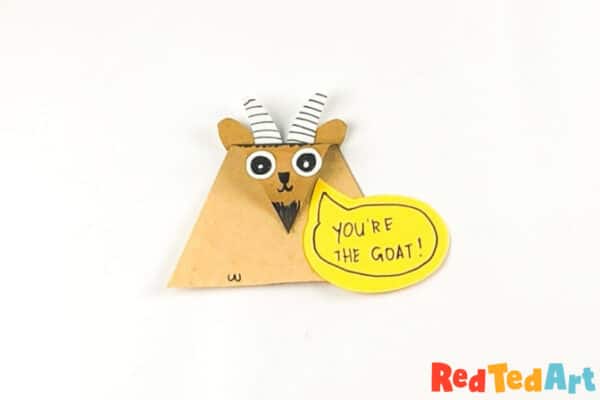 add a cheeky goat themed message