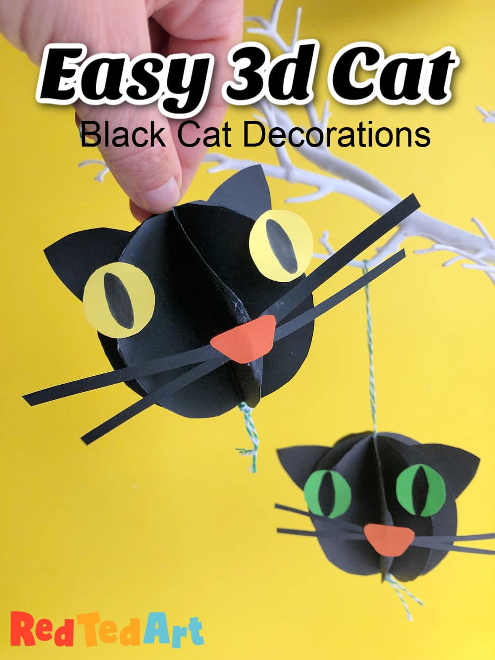 3d Black Cat Craft