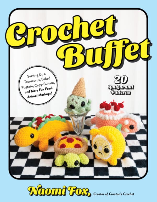 how to crochet food animals - tacos dinosaur