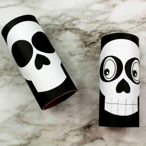 paper skeleton crafts for kids