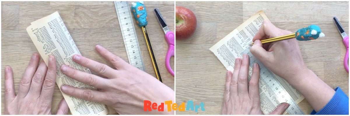 fold and measure the triangle