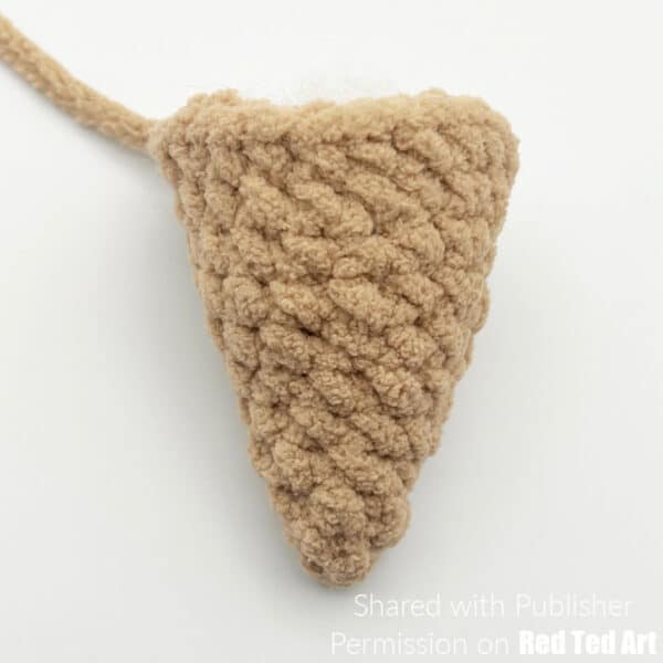 how to crochet an ice cream cone