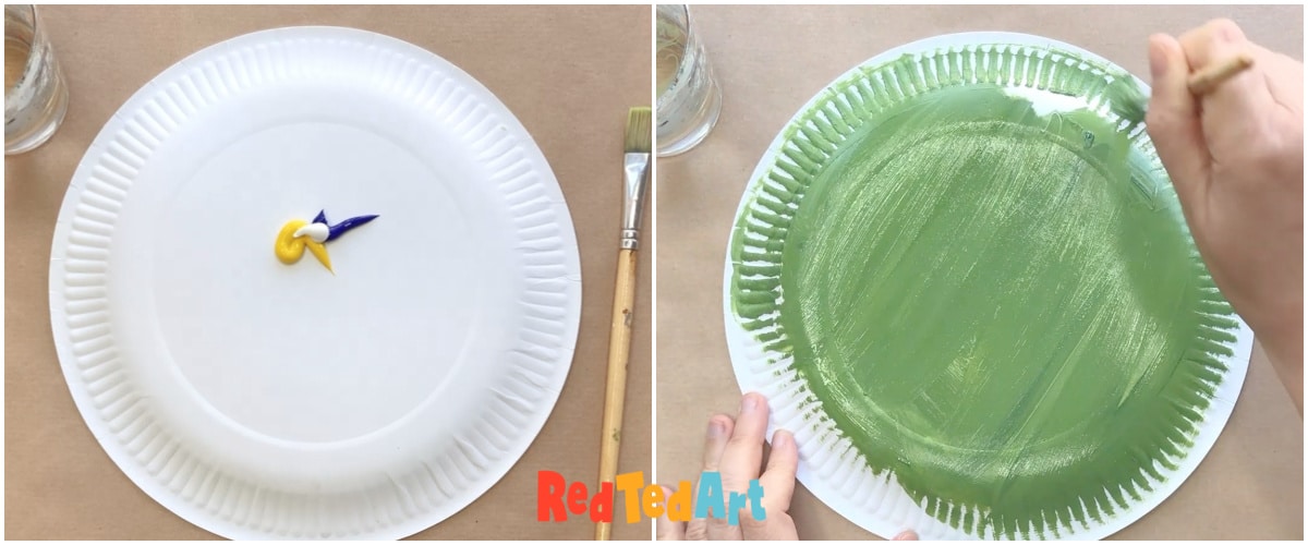 paint the plates