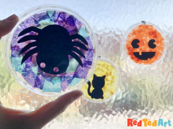 make more halloween suncatchers