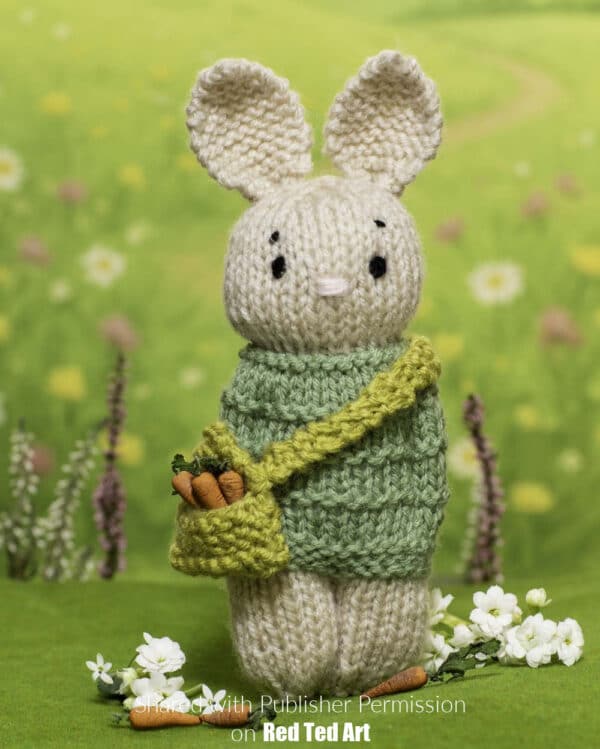 how to knit an izzy doll bunny free