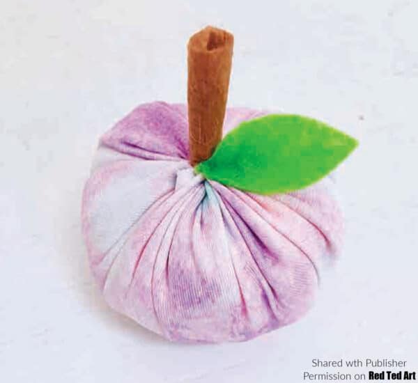 finished easy pumpkin diy