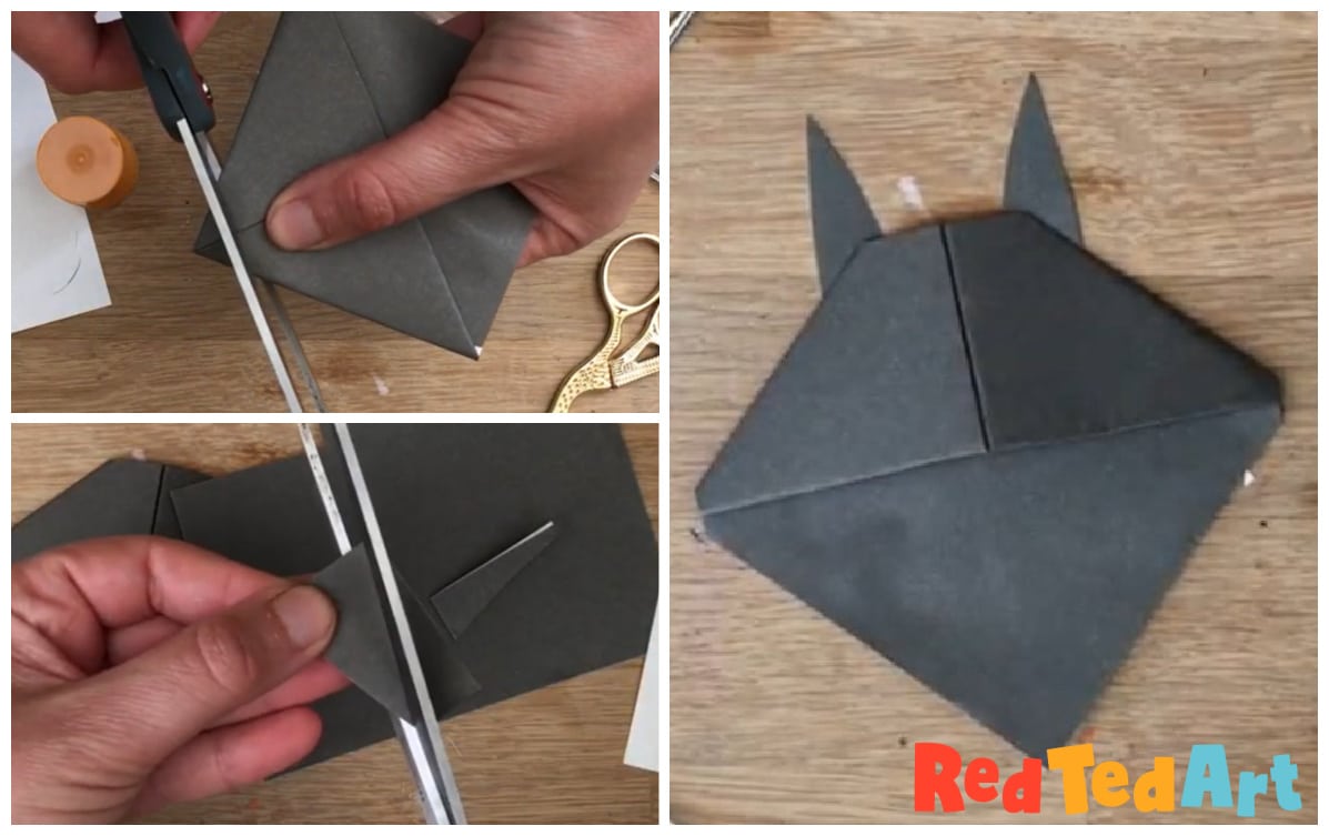 shape the bookmark into totoro head