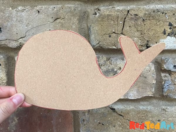 cut the whale shapes